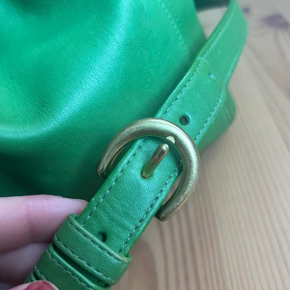 Coach 1997 Leaf Green Soho Belted Pouch - Picture 7 of 8